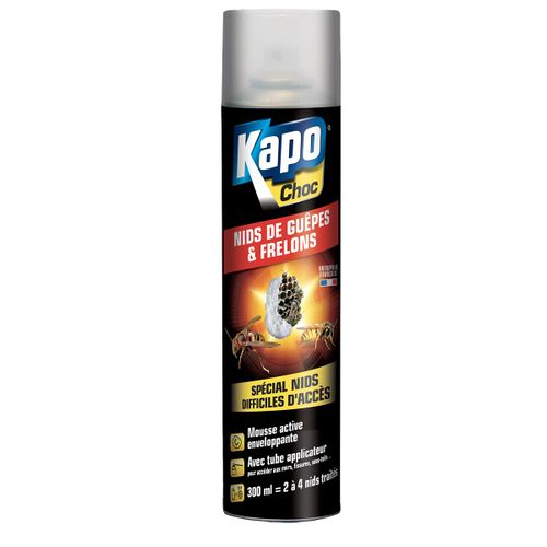 Aérosol mousse active enveloppante nids de guêpes et frelons 300ml