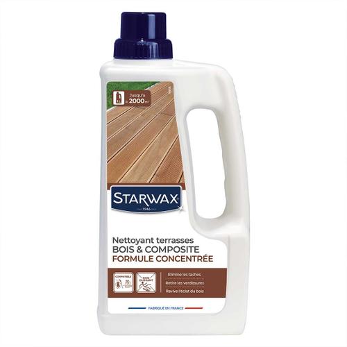 Nettoyant concentré pour terrasses en bois et composite 1L