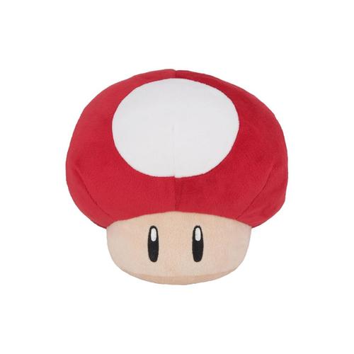 Nintendo - Peluche Mario Bros Champignon Rouge 15cm