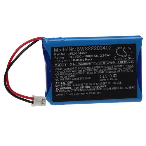 Vhbw Batterie Compatible Avec Nolan N85, N86, N90, N91, N-Com B1 Casque De Moto (800mah, 3,7v, Li-Ion)