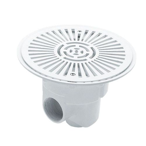 Bonde de fond Ø270 mm grand modèle pour piscine béton