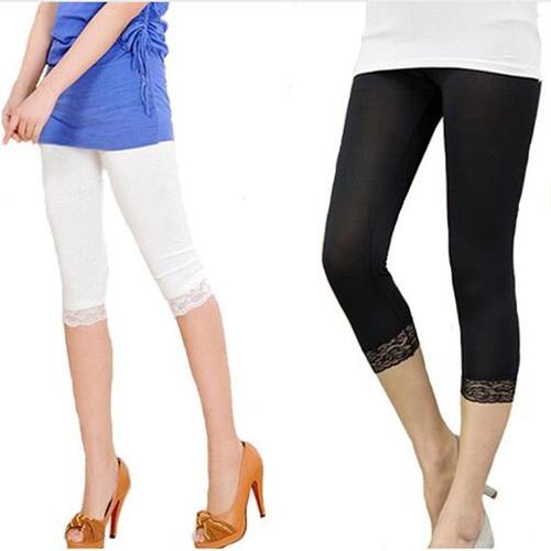 Legging court dentelle femme hot sale