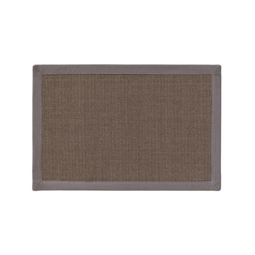 Paillasson Sana Gris 60x90 Cm - Tapis Poil Court Design Moderne Pour Salon