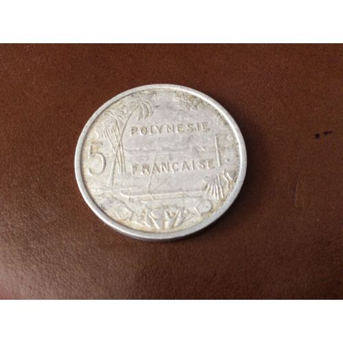 1 Pièce De 5 Francs 1965, Polynésie Française, France.