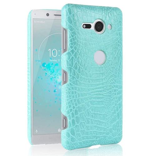 Classique Élégant Étui Pour Sony Xperia Xz2 Premium Compatibilité Anti Éraflure Housse De Protection Mode Classique D'alligator - Vert