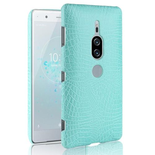 Classique Élégant Étui Pour Sony Xperia Xz2 Premium Compatibilité Mode Classique D'alligator Housse De Protection Anti Éraflure - Vert