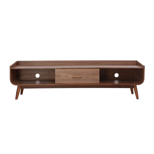 Meuble Tv Vintage Bois Noyer 180 Cm Hallen