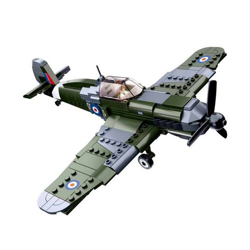 Jeu De Construction Brique Emboitable Sluban Army Fighter Armee Britannique Militaire M38 B0712 Pilote Articule 413315