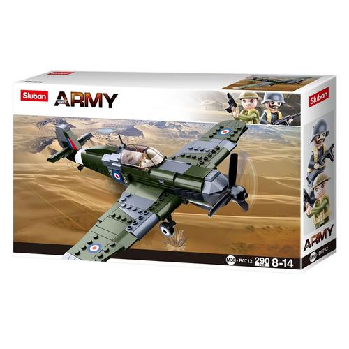 Lego Sluban Jeu de construction brique emboitable compatible lego wwii 2ème  guerre mondiale bombardier allemand armé militaire m38 b0692 pilote  articulé
