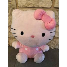 Peluche pour enfant Hello Kitty Rose et blanche - Dès 6 mois