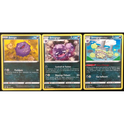 Règne De Glace - Smogo (094) + Smogogo (095) + Smogogo De Galar (096/198)