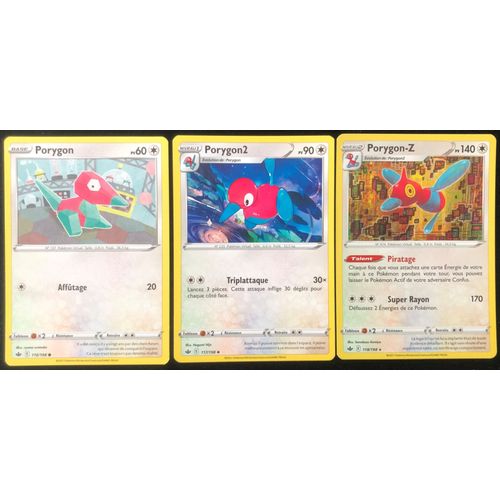 Règne De Glace - Porygon (116) + Porygon2 (117) + Porygonz Holo (118/198)