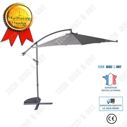 Td® Grand Parasol Protection Contre Soleil Ombrelle Anti Uv Extérieur Décoration Mobilier Utilisation Simple Solide Et Léger