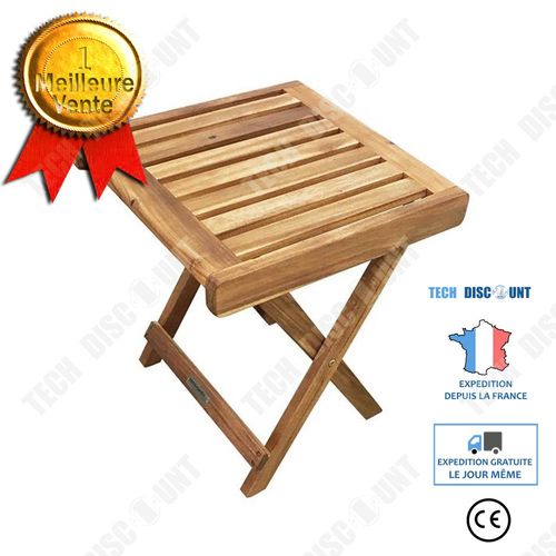 Td® Table Basse En Bois Bambou Solide Mobilier Intérieur Extérieur Décoration Anti Moisissure Cadeau Artisanal Écologique