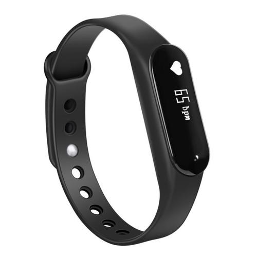 Bracelet Connecté Sport Ios Android Montre Tactile Cardio Appel Ip65 Noir Yonis