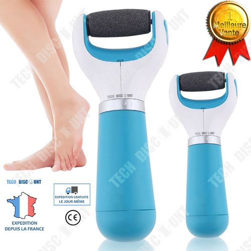 Râpe Électrique Pieds Rouleau Pédicure Recharge Professionnelle Peau Morte Beauté Pieds Ponceuse Électrique Anti-Cornée Lime À Pile 