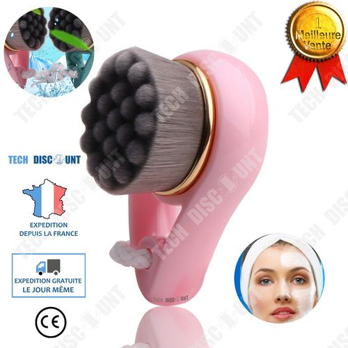 Brosse Nettoyante Visage Manuelle Nettoyage Massage En Profondeur Démaquillant Étanche Hygiène Éliminer Saletés Exfolier 