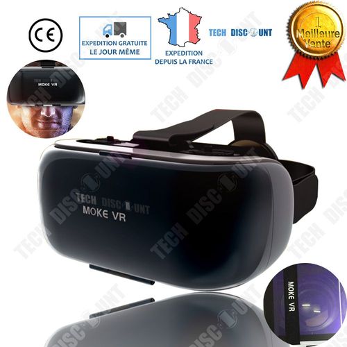 Td® Casque De Réalité Virtuelle Android Samsung Téléphone Jeux Compatible Vr Compatible Vr 3d Support Accessoire De Jeu 300p