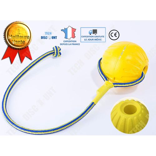 Jouet Balle Interactive Pour Animaux De Compagnie Chien Chat Couleur Anneau Attraper Jeux S'amuser Lancer Dentition Frisbee Souple