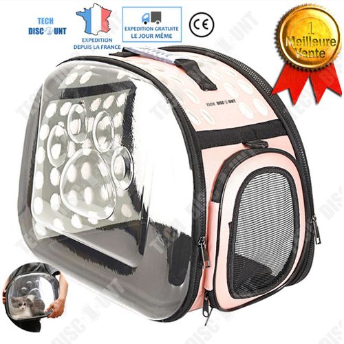 Td® Sac De Transport Taille Moyenne Chien Chat Animaux Compagnie Cage Voiture Cabine Avion Vélo Confortable Transport Animal Vétérin