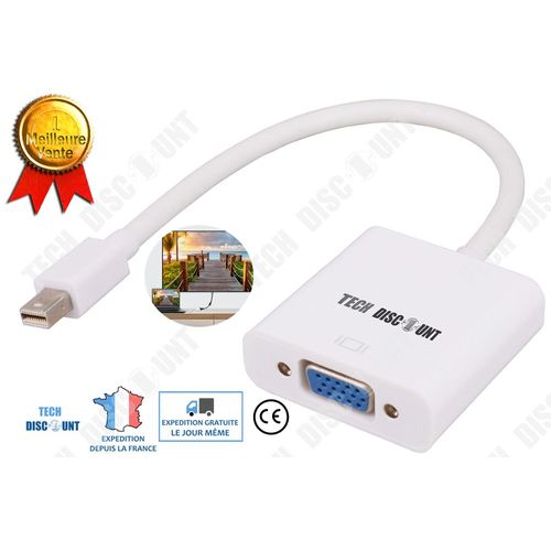 câble displayport vers VGA mini HDMI adaptateur ordinateurs portables compatible avec macbook/Pro/Air/Imac connexion rapide