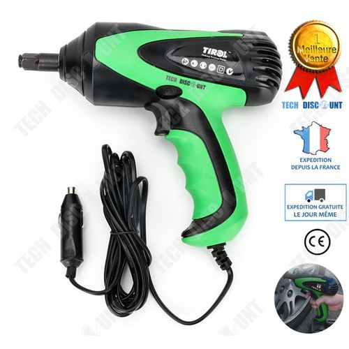 Clé à choc électrique batterie filaire visseuse voiture sans fil boulonneuse à impact pneus voiture avec fil allume-cigare
