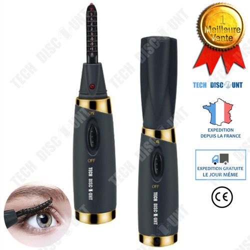 Kit Recourbe Cils Brosse Clip Électrique Chauffant Professionel Accessoire Maquiillage Beauté Rapide Portable Femme Fille Permanent 