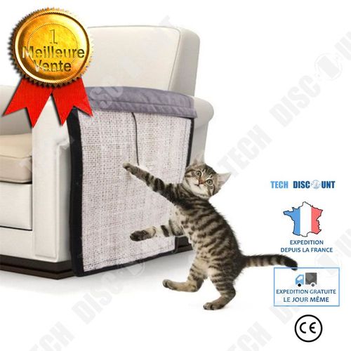 Griffoir En Sisal Pour Chat Tapis De Protection Pour Canapé, Grattoir Chat 117×29cm Matériau Robuste Facile Nettoyer Protection