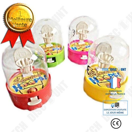 Lot De 10 Mini Jeu De Basket Sous Cloche/ Modèle Aléatoire - Jeux Jouet Kermesse Anniversaire Enfant