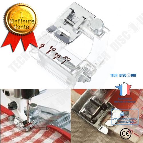 Pied de biche machine à coudre ajustable sur machine plastique métal réglable et compatible babylock janome kenmore singer coudre
