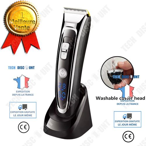 Kit De Tondeuse À Cheveux Electrique Avec Accessoires 6 Peignes