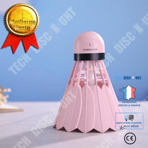 Humidificateur D'air Badminton Purification De L'air Huiles Essentielles Lumière Led Mini Diffuseur Maison Rafraîchit Air Frais
