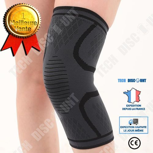 Genouillère De Compression/Bandage Soutien De Genou Pour Sport/ Cross-Fit, Basketball, Genouillère Ligamentaire/Multifonction