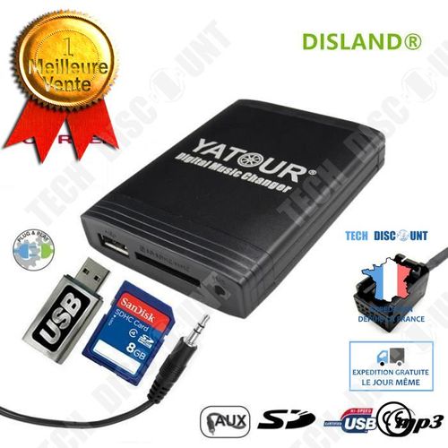 Interface Usb Mp3 Sd Aux Adaptateur Autoradio De Voiture Citroën Rd4 / Multifonctionnelle/ Grande Compatibilité / Durable