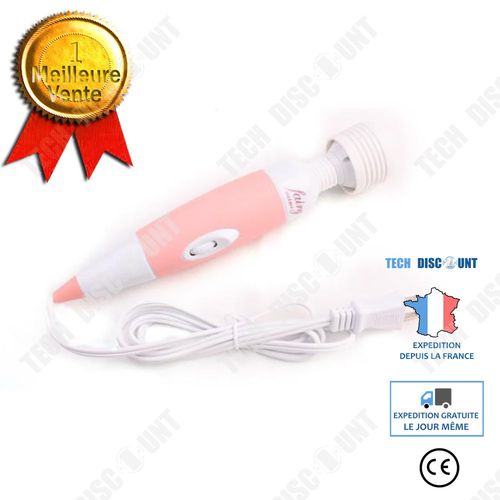 220v Rose Av Massage Bâton Femelle Masturbateur-Longueur 25 Cm-Stimulation De Clitoris-Clitoris-Sex Toys