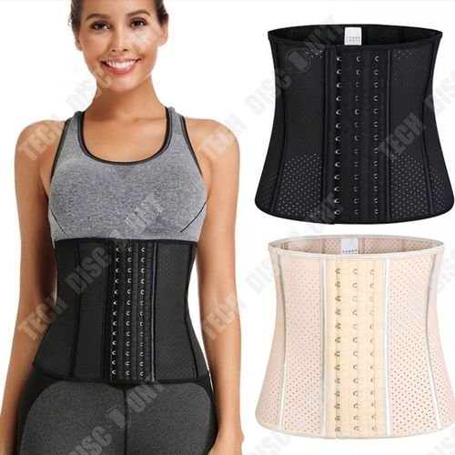 Ceinture En Acier Maille Respirante En Caoutchouc Corset Sport Fitness Corset Ceinture Ceinture