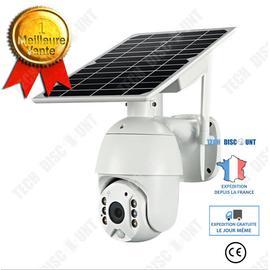 Caméra de surveillance factice extérieur energie solaire sans fil