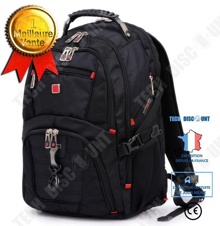 Sac Dos Ordinateur Portable 17.3 Pouces Homme Imperm able avec