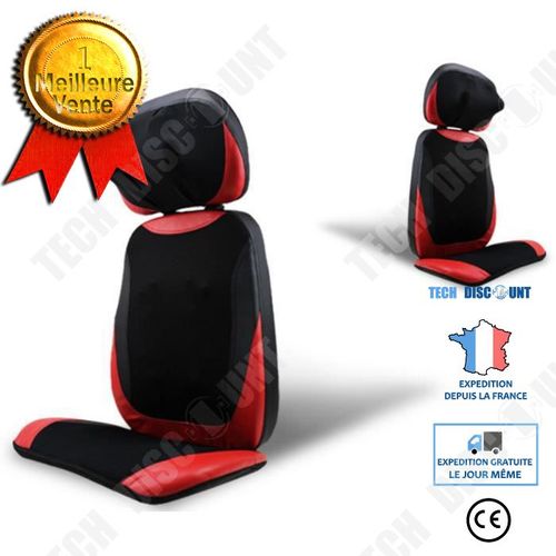 Appareil De Massage Fauteuil Siege Massant Chauffant Démontable Multifonction Pour Le Dos Et Le Cou