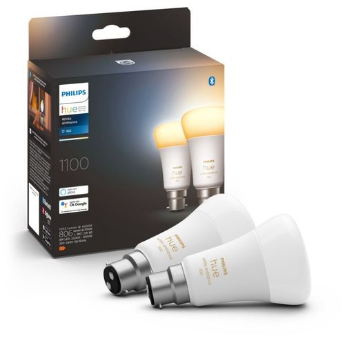 Ampoule Connectée Philips Hue Wa 75w Pack De 2 Standard B22
