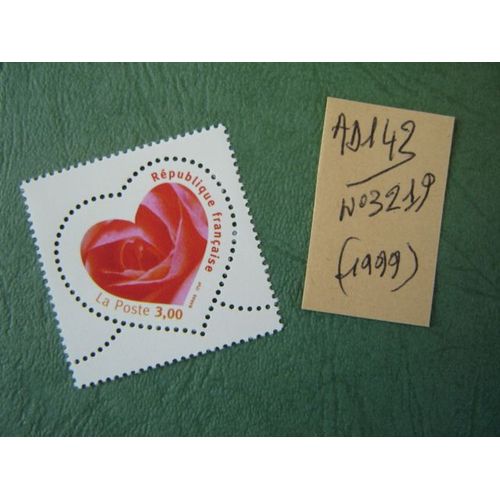 Ad 142 // Timbre Neuf France 1999*N°3219 " Coeur St-Valentin
