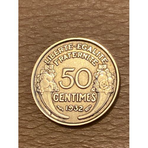 Piece De Monnaie 50 Centimes Morlon 1932