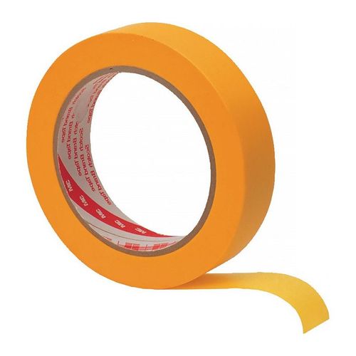 Bande de recouvrement de peinture Scotch Super PT244 lisse couleur or longueur 50 m largeur 18 mm rouleau 3M (Par 48)