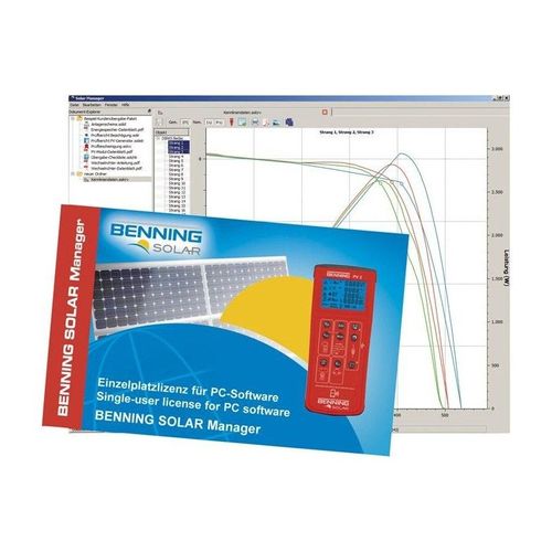 Logiciel PC SOLAR Manager Benning