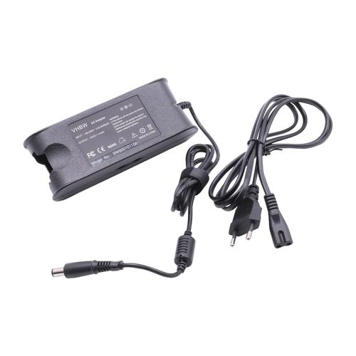 vhbw Chargeur, câble d'alimentation 90W compatible avec Dell Latitude D620, E6400, E6410, E6500, E6510, E5400 notebook, ordinateur portable