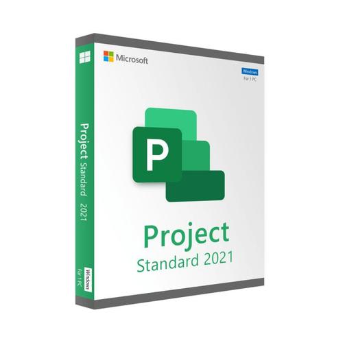 Microsoft Project 2021 Standard - Clé Licence À Télécharger - Livraison Rapide 7/7j - Logiciel En Téléchargement