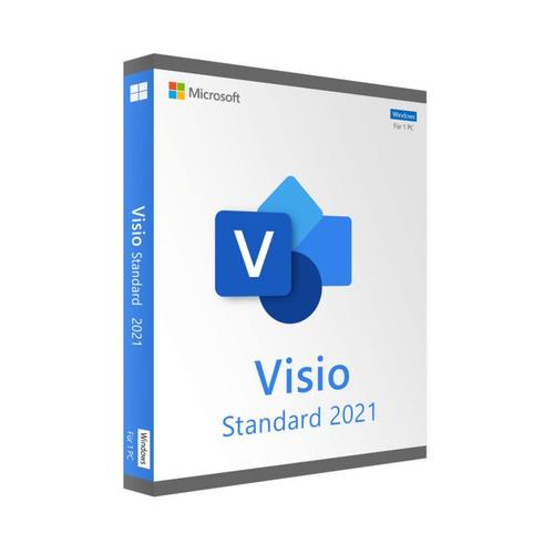 Microsoft Visio 2021 Standard - Clé Licence À Télécharger - Livraison Rapide 7/7j - Logiciel En Téléchargement