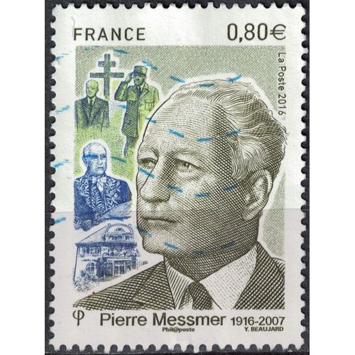 France 2016 Oblitéré Used Pierre Messmer Homme Politique Français Y&t 5035 Su