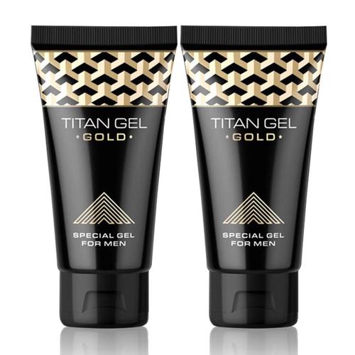 2bottles avec cadeau r - 2 pièces Titan Gel or pénis