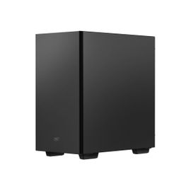 DeepCool MACUBE 110 - Tour - mini ITX / micro ATX - panneau latéral fenêtré (verre trempé) - pas d'alimentation (ATX / PS/2) - noir - USB/Audio